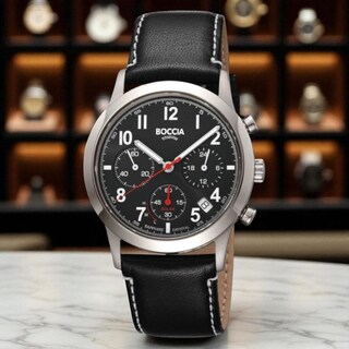 Foto 2 | Reloj Boccia Titanium 3735-01 Men´s-negro