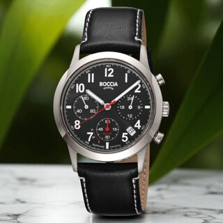 Foto 3 | Reloj Boccia Titanium 3735-01 Men´s-negro