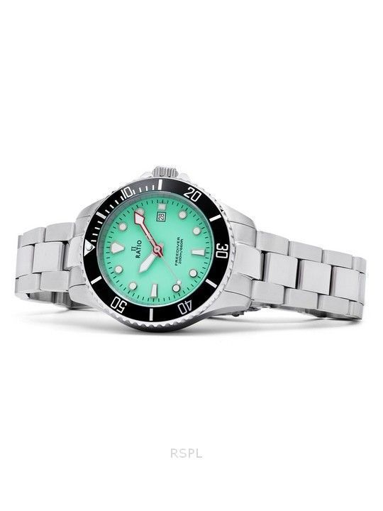 Foto 3 pulgar | Reloj Ratio Freediver Rtfl805 con Esfera Verde de Cuarzo - Venta Internacional