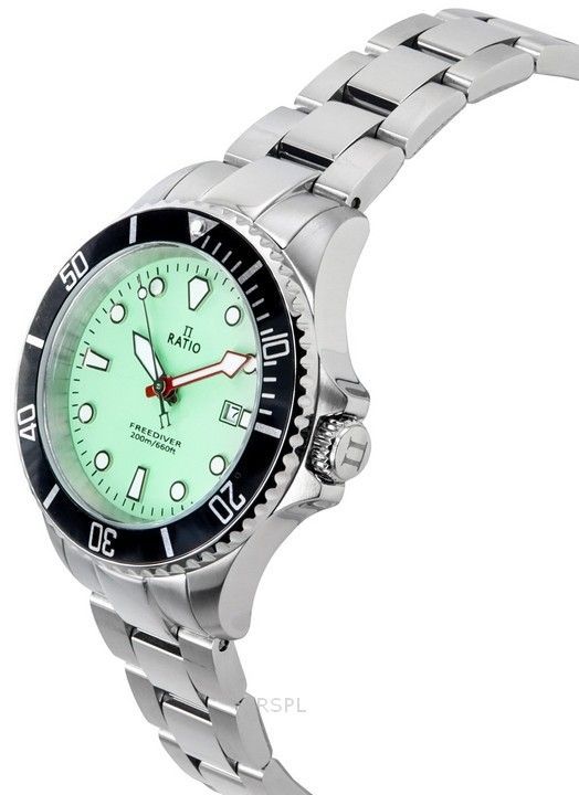Foto 5 pulgar | Reloj Ratio Freediver Rtfl805 con Esfera Verde de Cuarzo - Venta Internacional