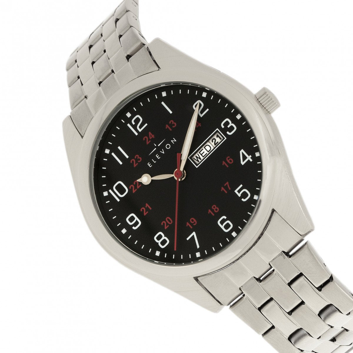 Foto 6 pulgar | Reloj Elevon Gann  Pulsera Con Día/fecha Para Hombre  Color Negro - Venta Internacional.
