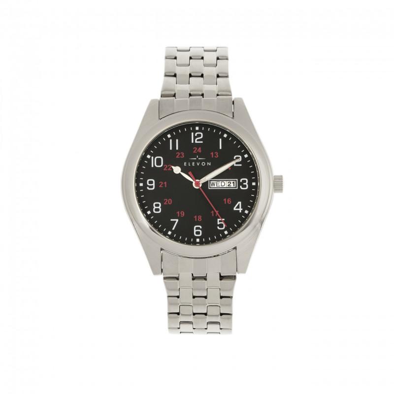 Foto 8 pulgar | Reloj Elevon Gann  Pulsera Con Día/fecha Para Hombre  Color Negro - Venta Internacional.
