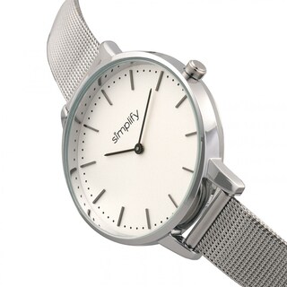 Foto 3 | Pulsera De Malla Watch Simplify The 5800 Color Dorado Y Negro Para Hombre - Venta Internacional.