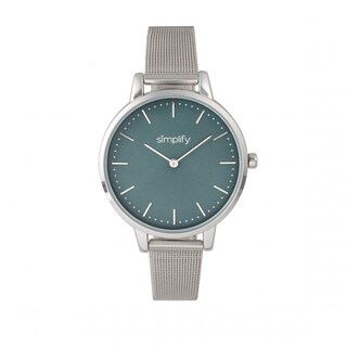 Foto 4 | Pulsera De Malla Watch Simplify The 5800 Color Dorado Y Negro Para Hombre - Venta Internacional.
