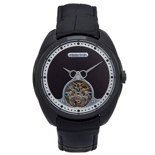 Foto 1 | Reloj Heritor Automático Romano Semi-esqueleto Correa De Cuero