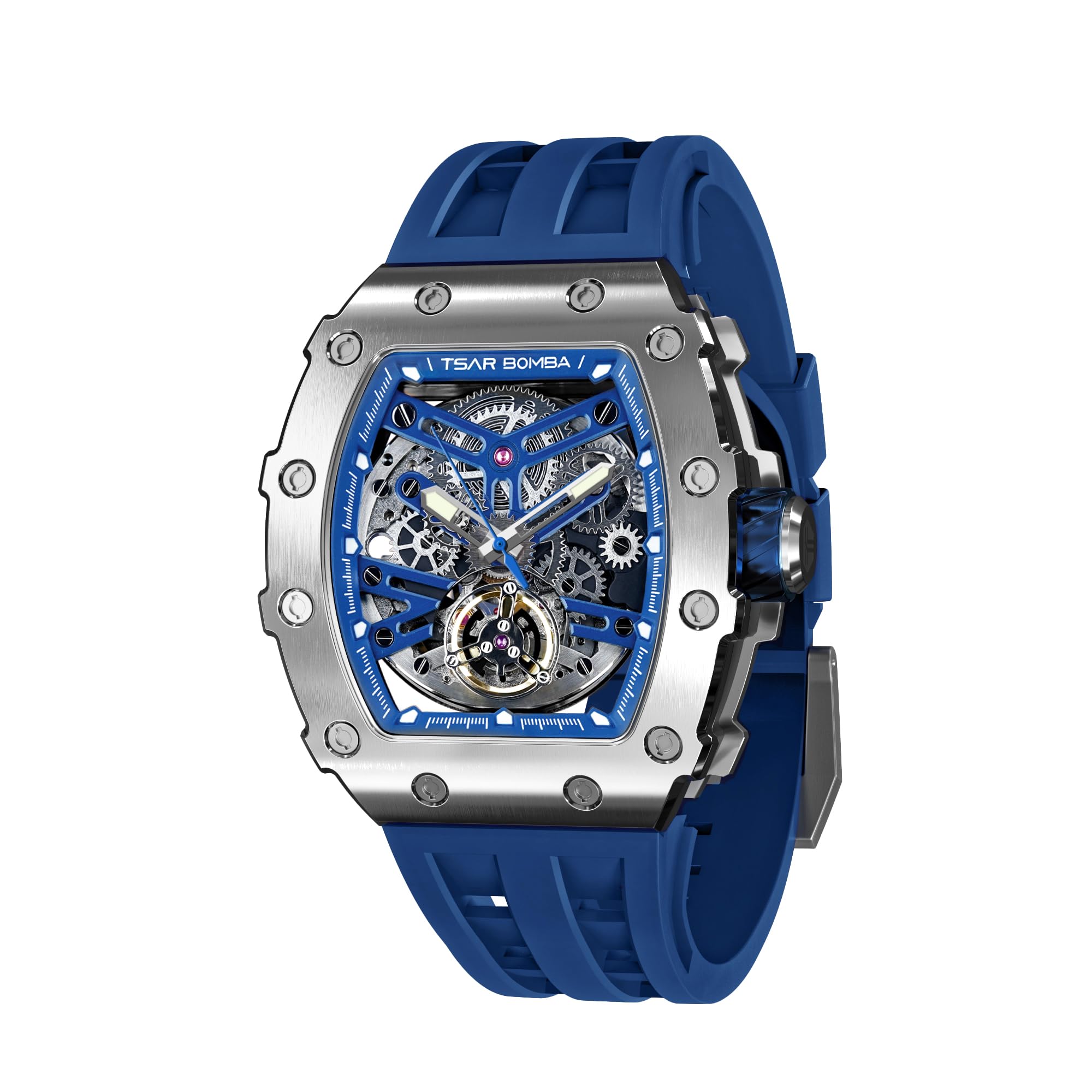 Foto 2 pulgar | Reloj Tsar Bomba para Hombre Luxury Automatic Azul - Venta Internacional
