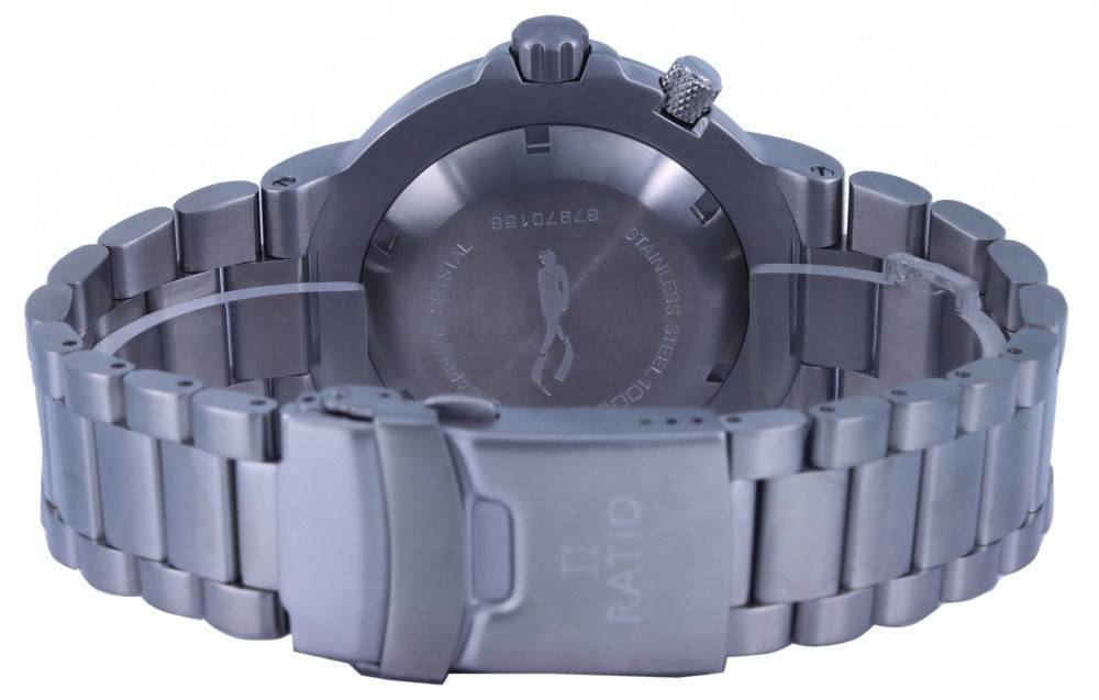 Foto 8 pulgar | Watch Ratio Freediver Blue Quartz 1000m 1050md93-12v Para Hombre - Venta Internacional.