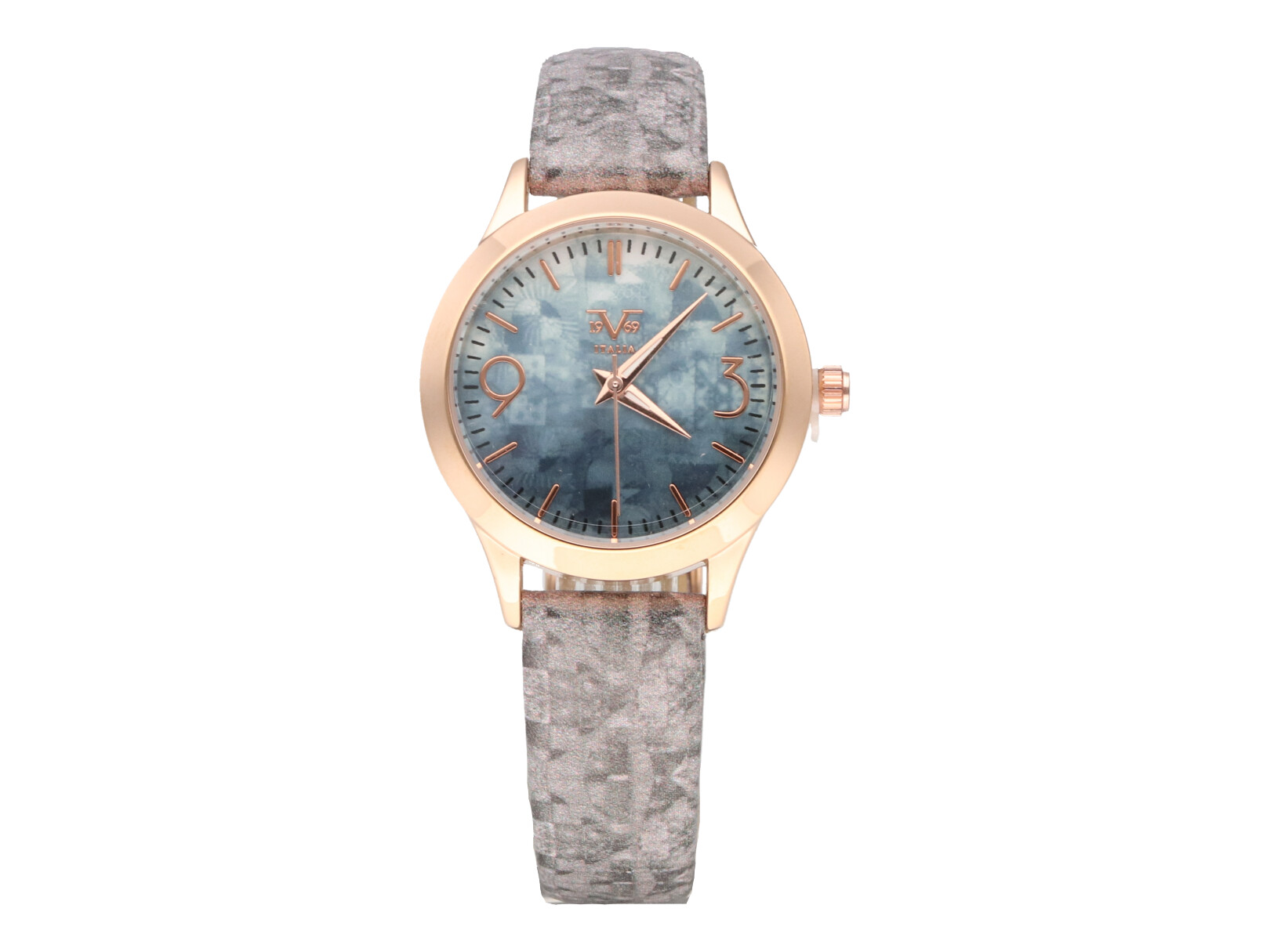 Reloj de Pulso V1969 color Dorado/Gris para Mujer