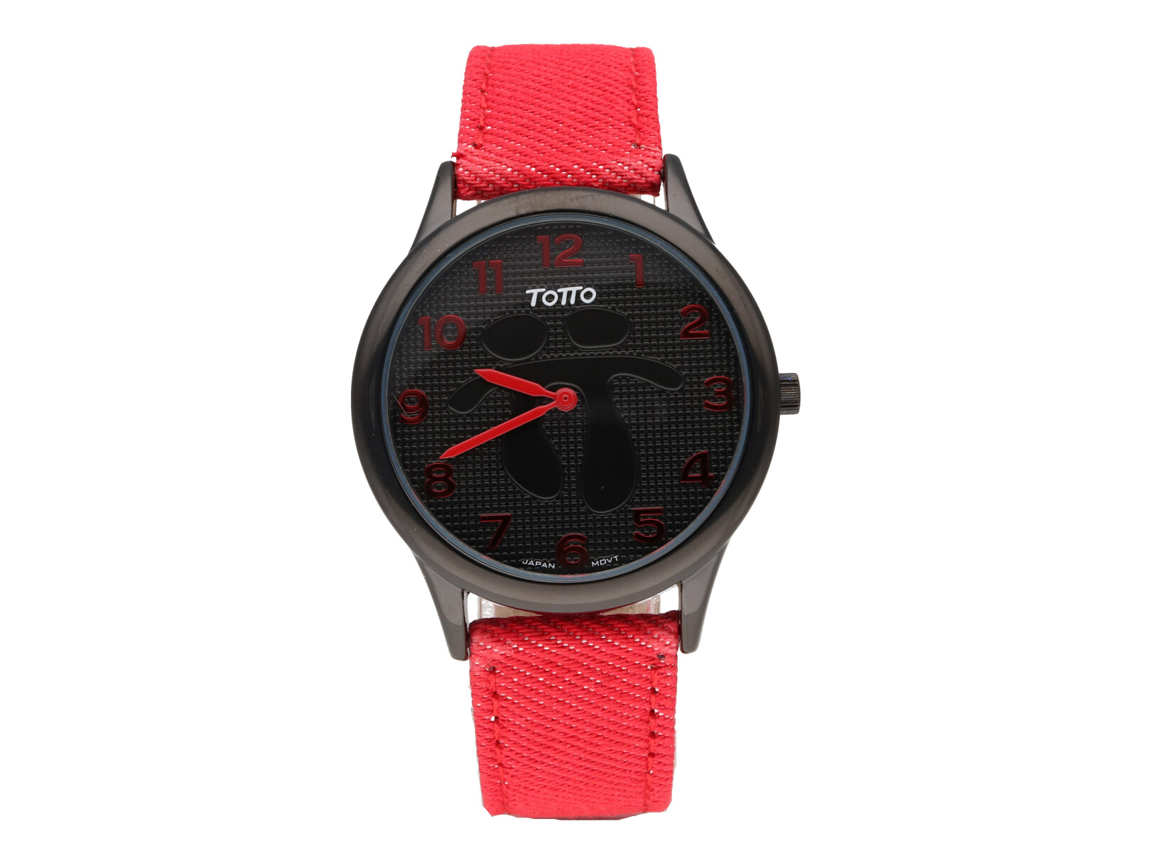 Foto 2 pulgar | Reloj de Pulso Totto color Negro/Rojo para Mujer