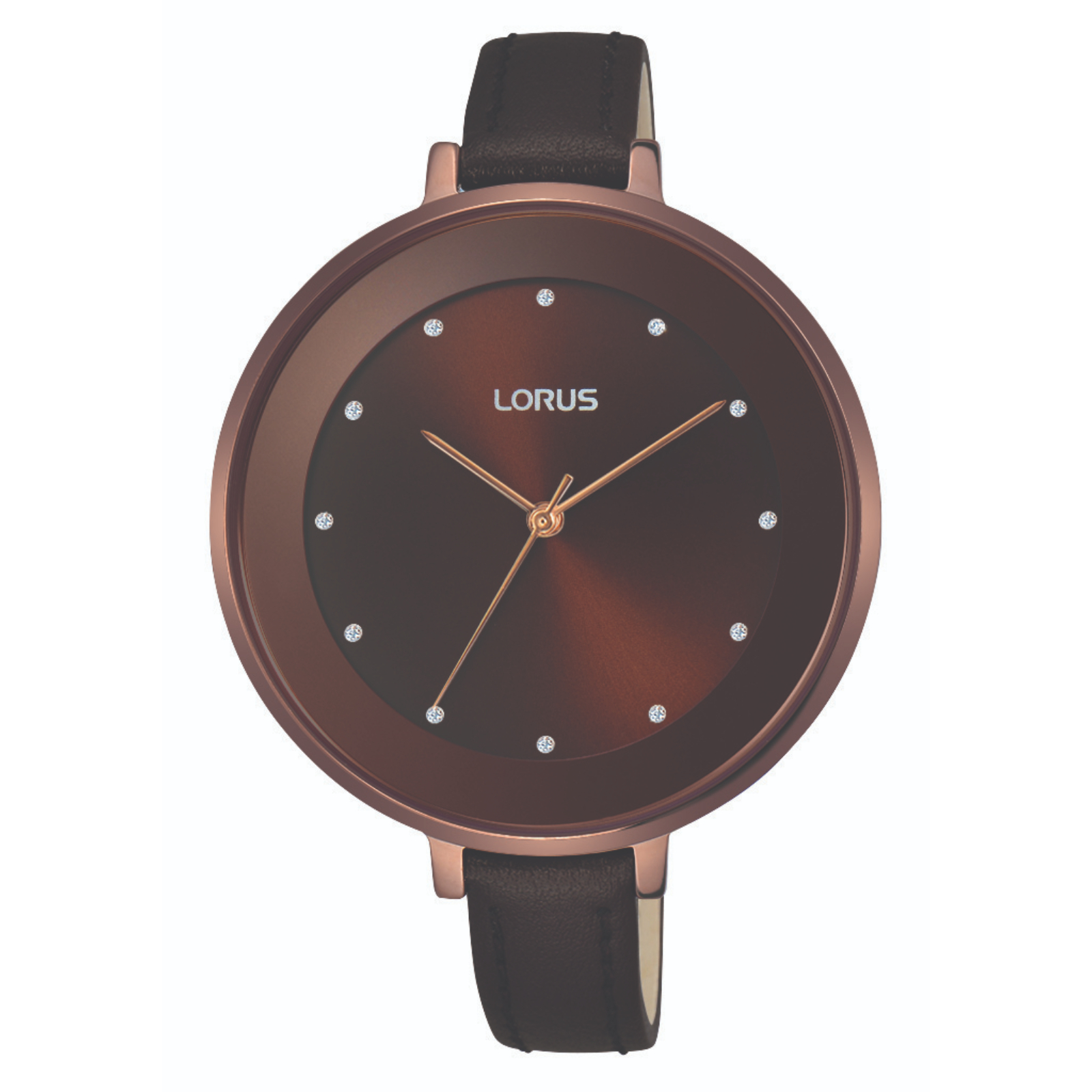 Reloj de Pulso Lorus Modelo Rg239lx9 color Café para Mujer