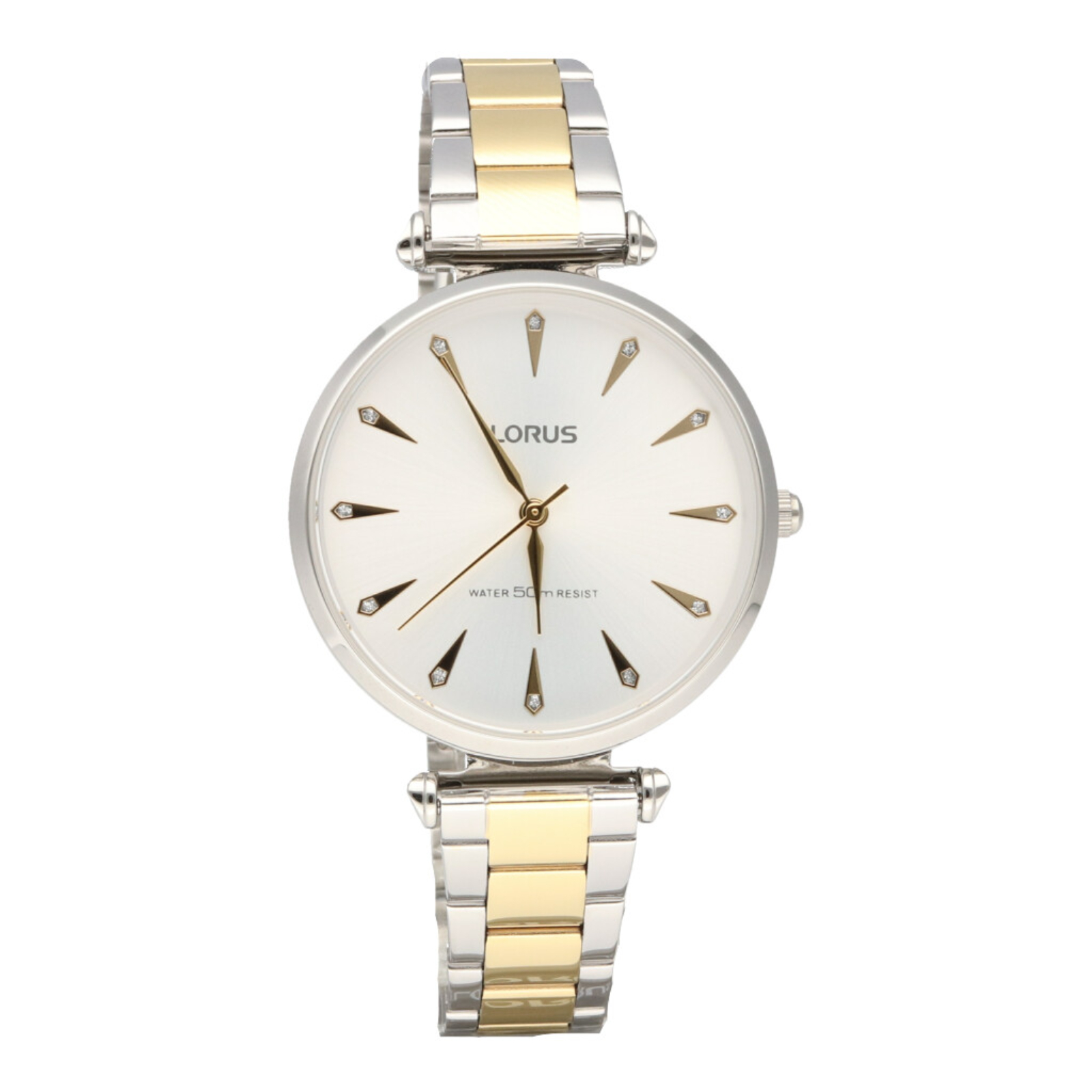 Reloj de Pulso Lorus Modelo Rg241px9 color Plateado/Dorado para Mujer