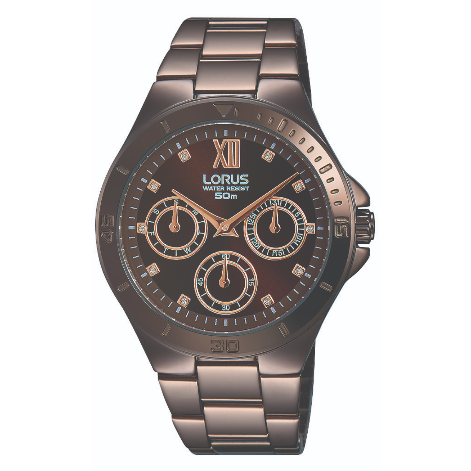 Reloj de Pulso Lorus Rp665cx9 color Café para Mujer