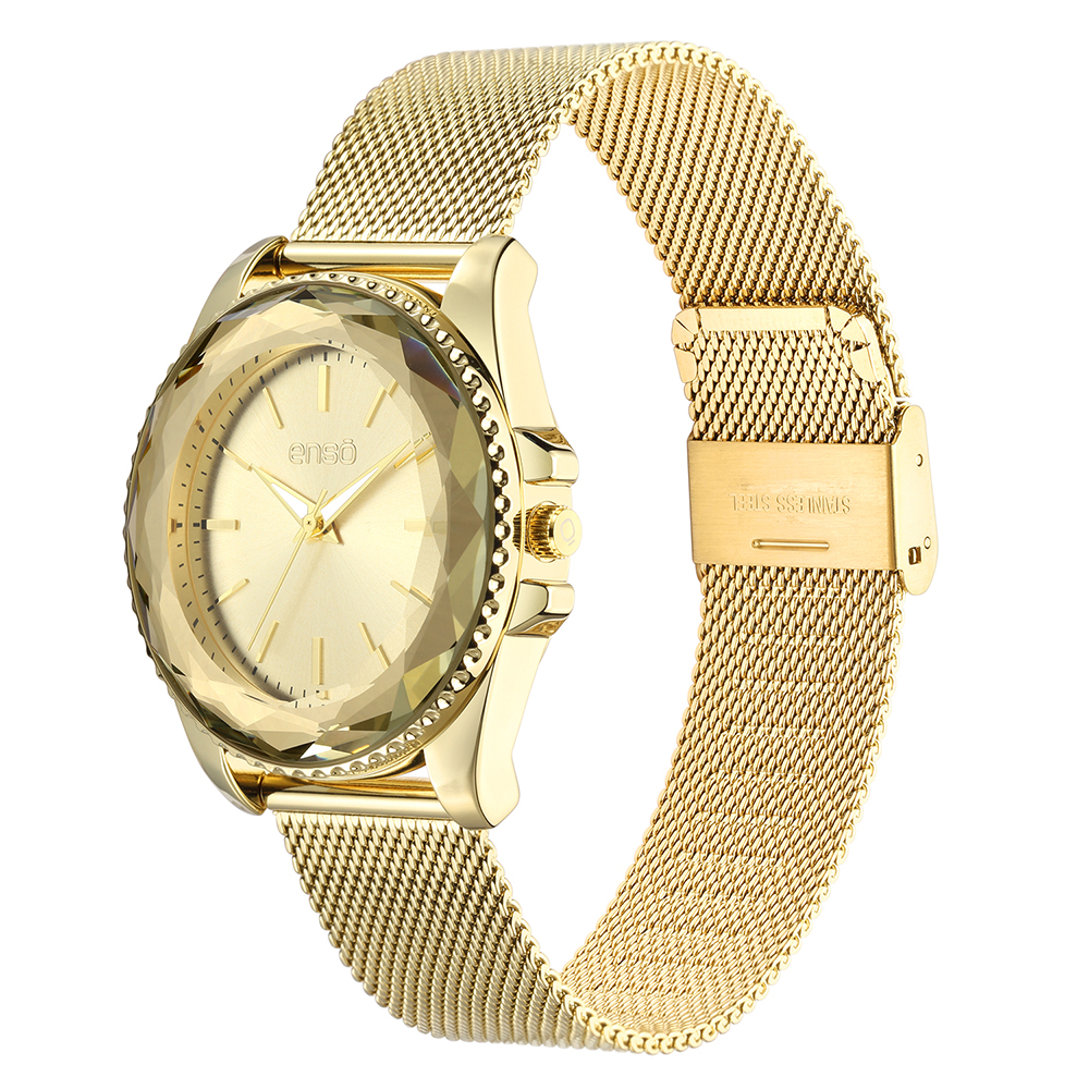 Foto 3 pulgar | Reloj de Pulso Enso Ew9518l3 color Dorado para Mujer