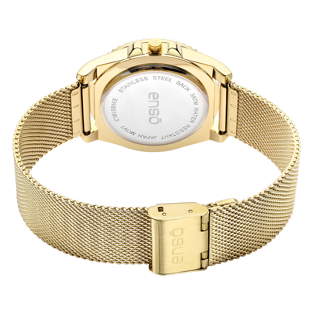 Foto 4 pulgar | Reloj de Pulso Enso Ew9518l3 color Dorado para Mujer
