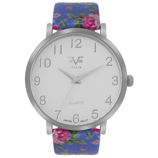 Reloj de pulso V1969 color Plateado para mujer