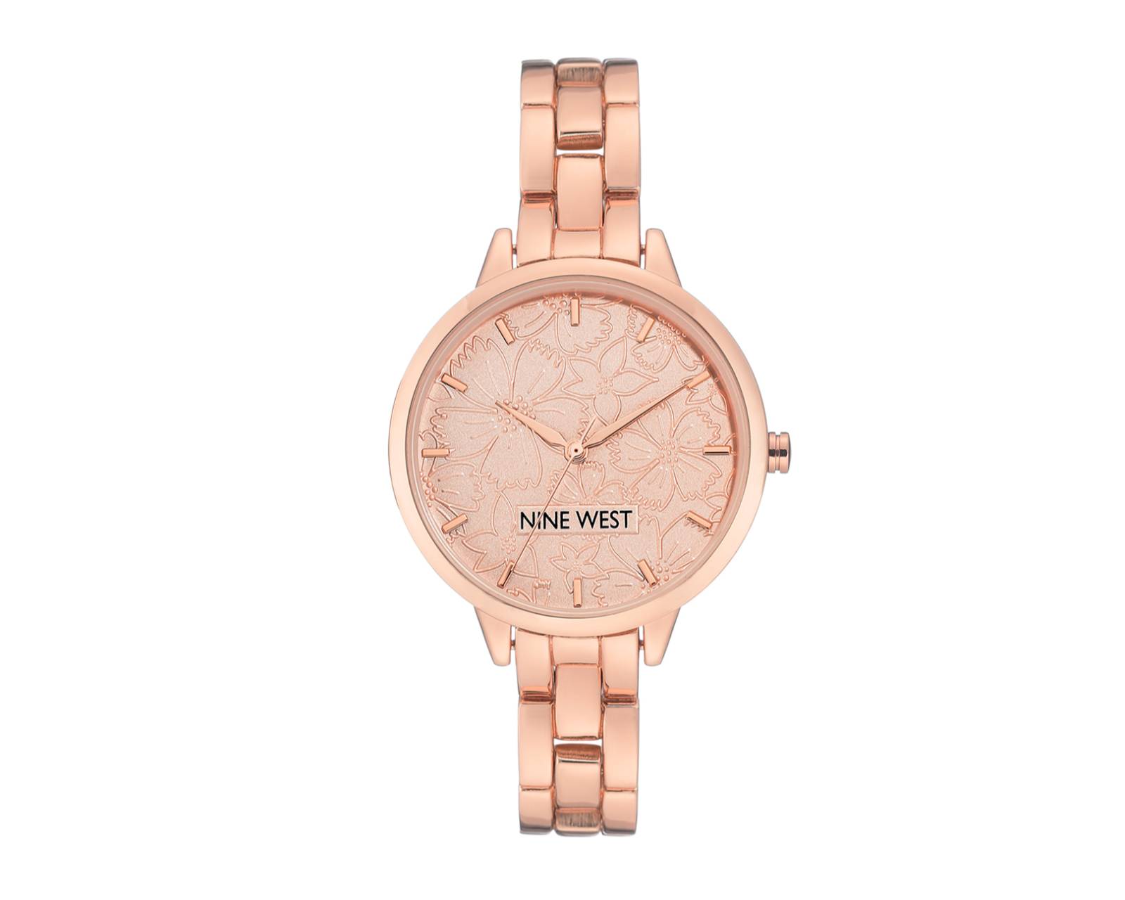 Reloj Nine West Nw2226rgrg Color Rosa Análogo Unitalla