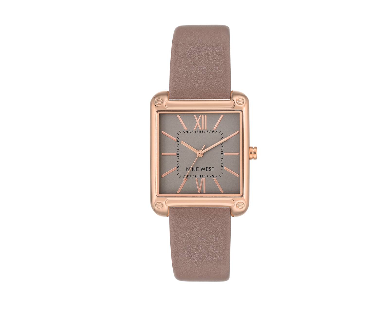 Reloj Nine West Nw2116tprg Color Gris Análogo Unitalla