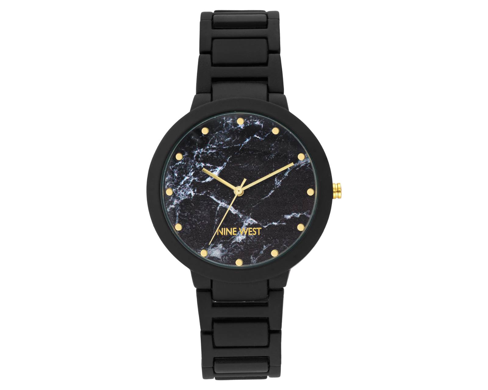 Reloj Nine West Nw2274mabk Color Negro Análogo Unitalla