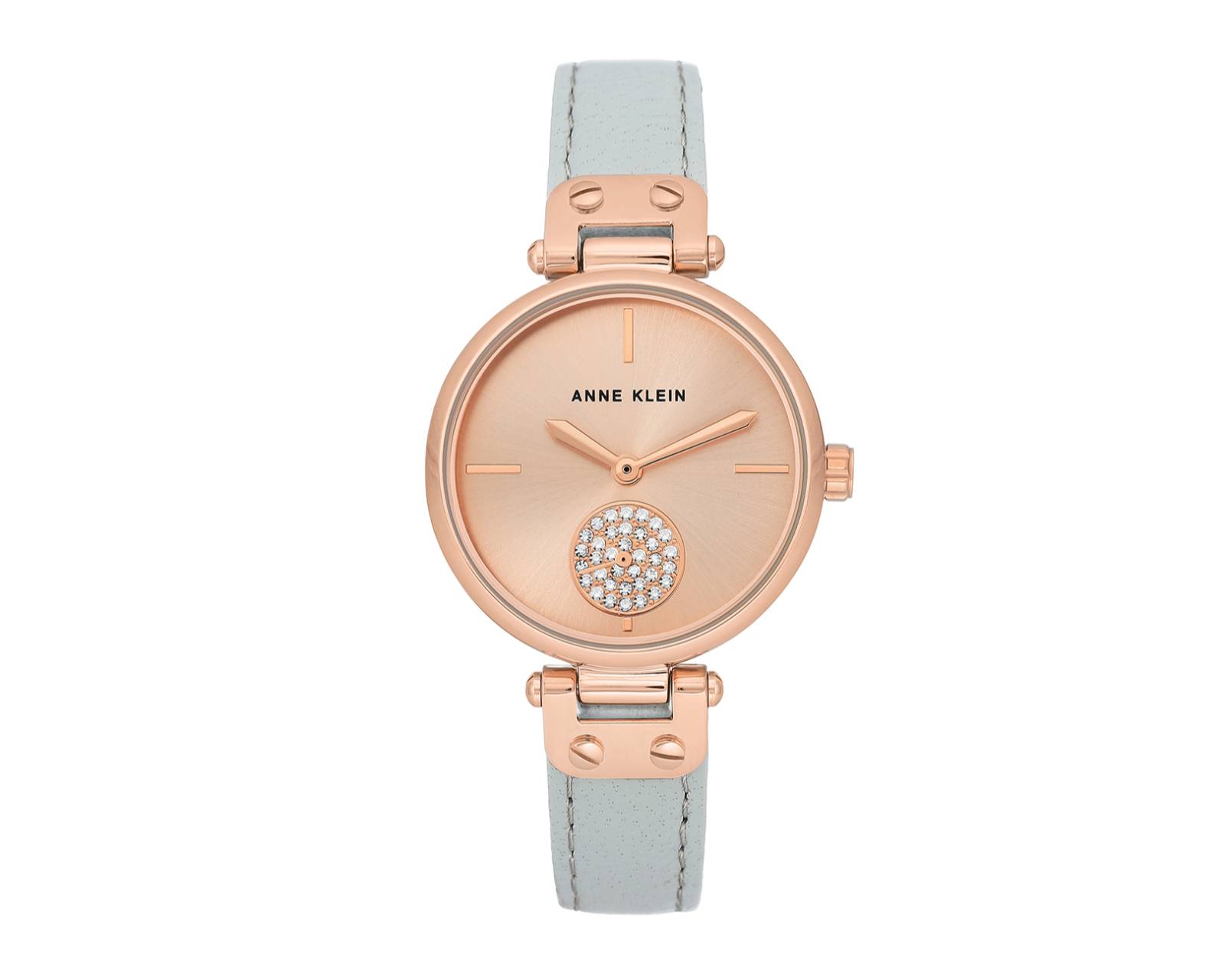 Reloj Anne Klein Ak3380rglg Color Púrpura Análogo Unitalla