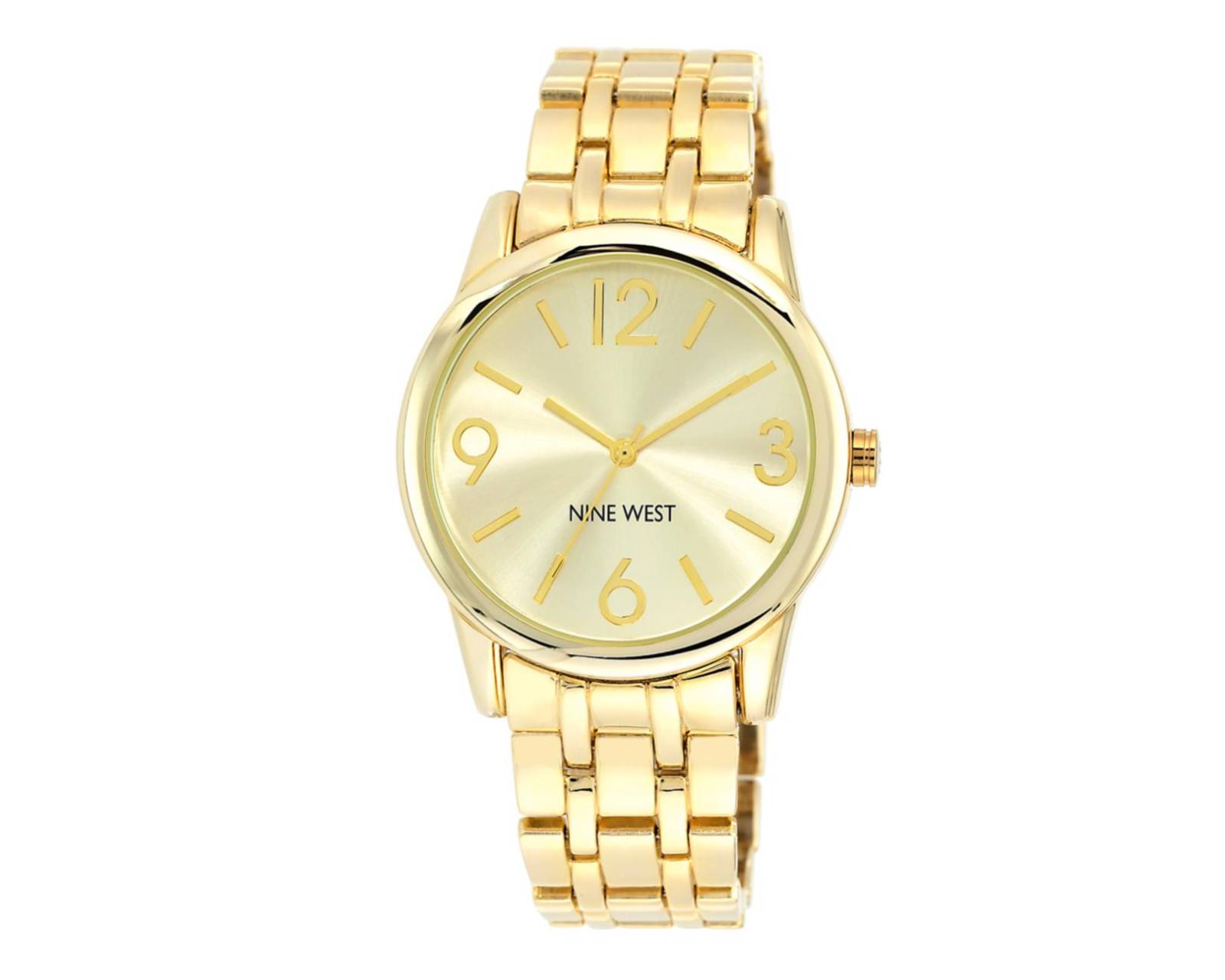 Foto 2 pulgar | Reloj Nine West Nw1578chgb color Dorado Análogo Unitalla