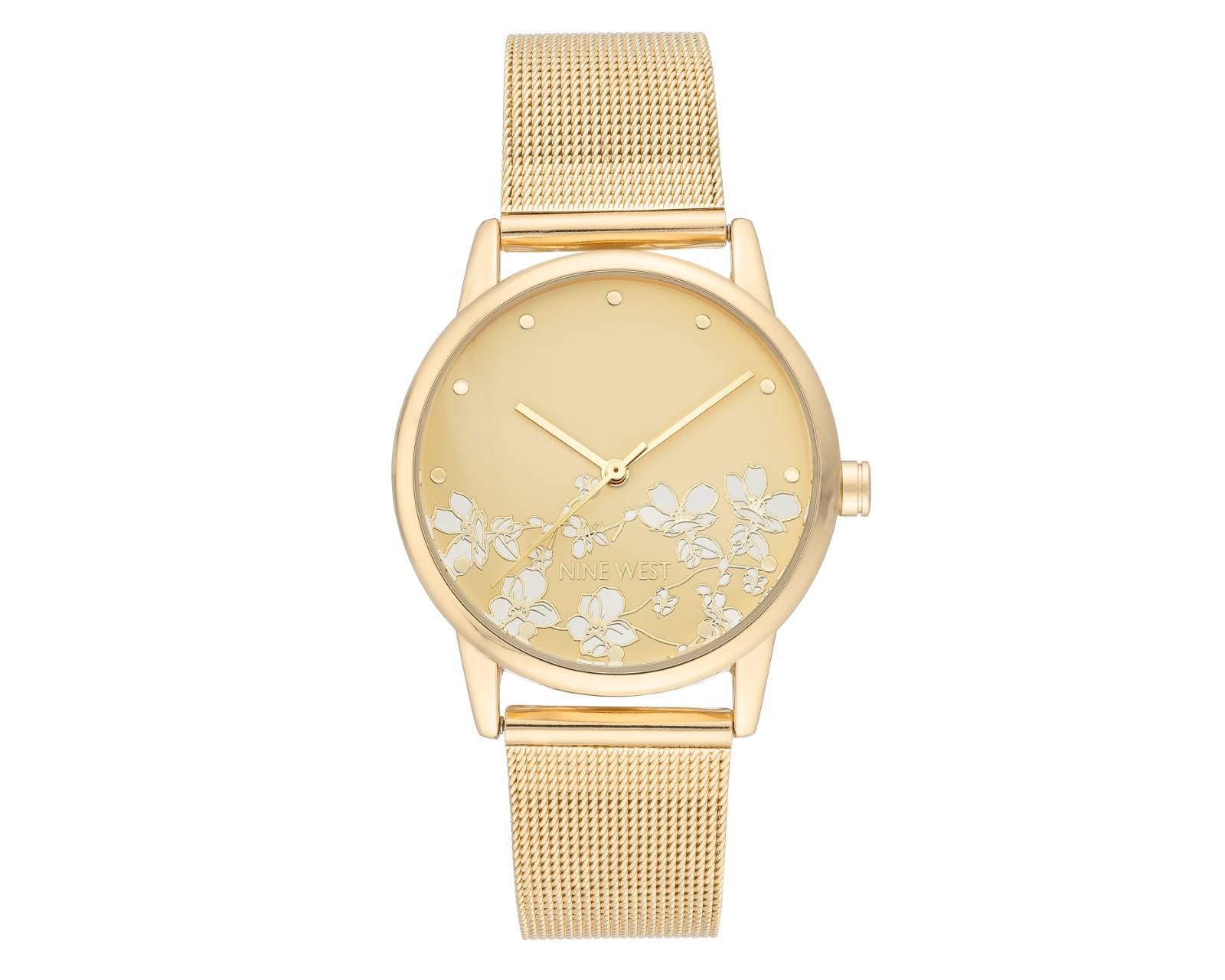 Reloj Nine West Nw2428flgp color Dorado Análogo Unitalla