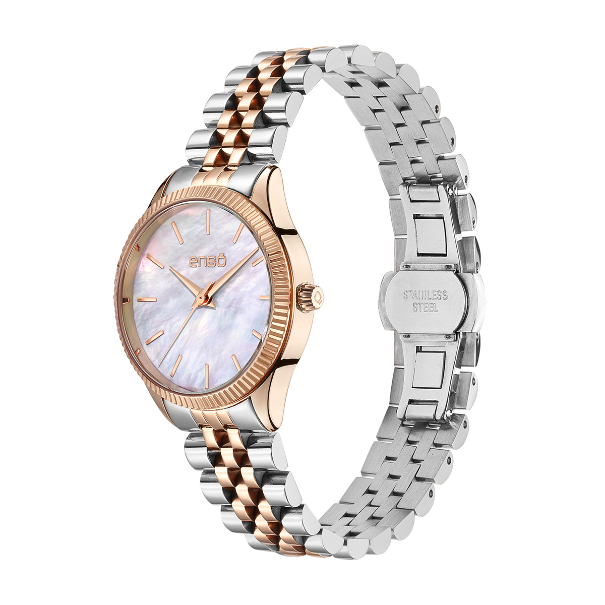 Foto 3 pulgar | Reloj De Pulsera Enso Para Mujer Ew1037l1 Bitono