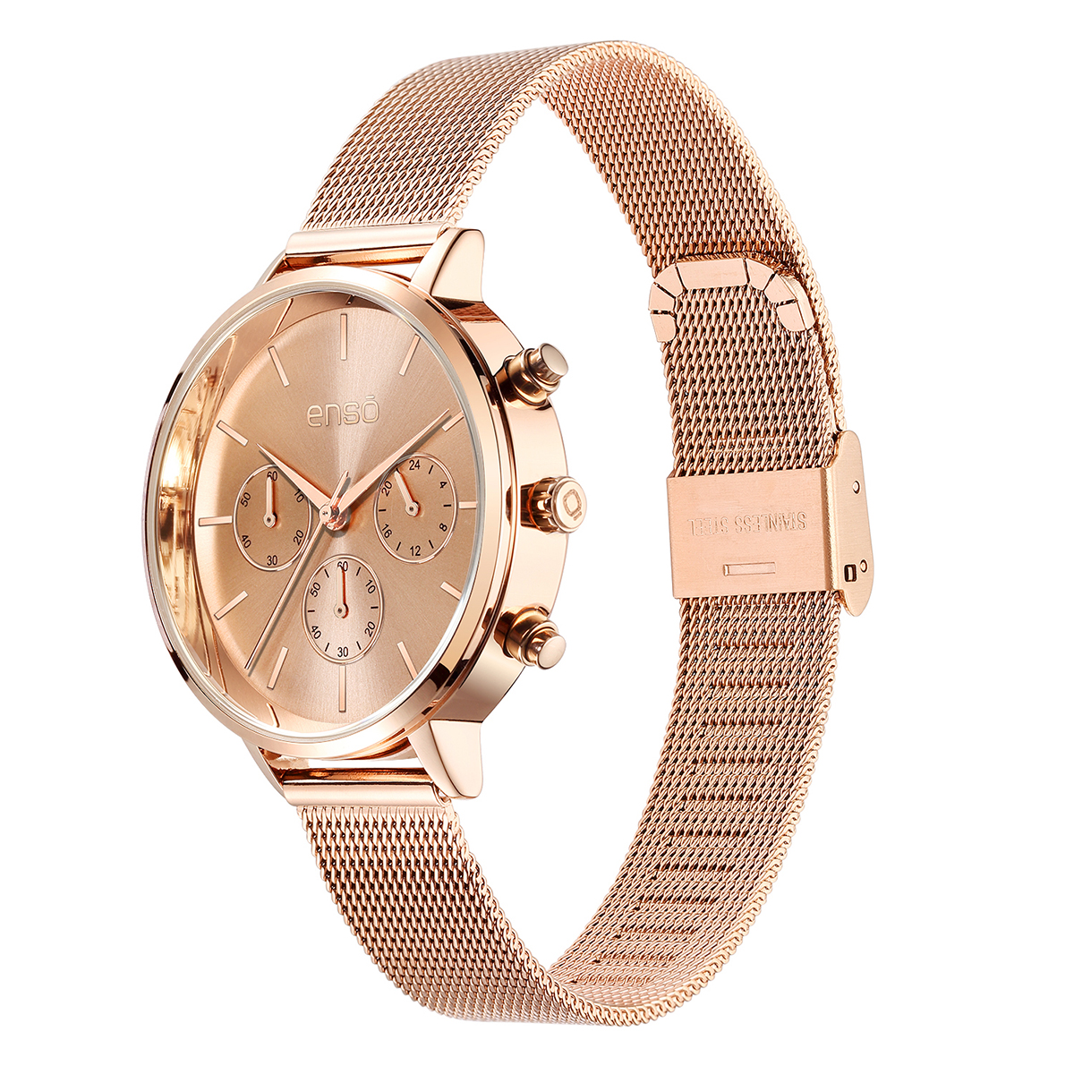 Foto 3 pulgar | Reloj de Pulsera Enso para Mujer Ew1038l2 color Rosa
