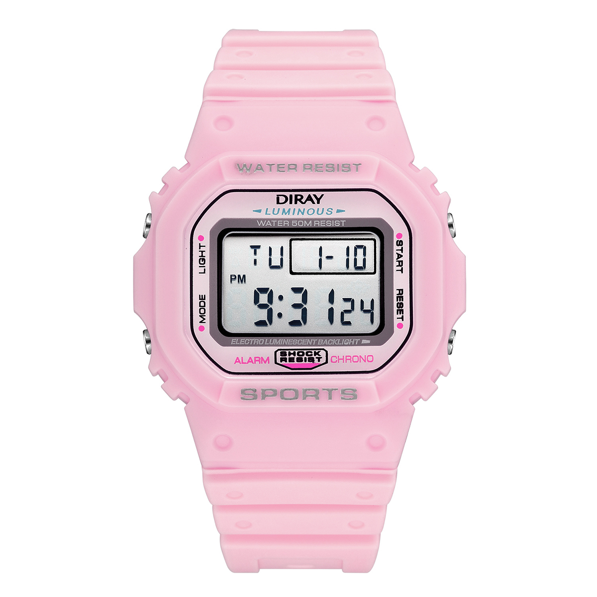 Reloj de Pulsera Diray para Mujer Dr218l6 color Rosa