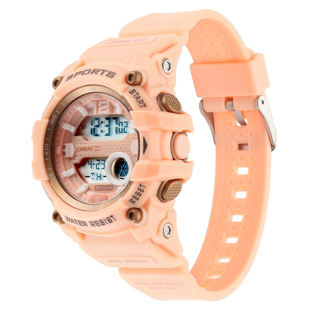 Foto 3 pulgar | Reloj de Pulsera Diray para Mujer Dr2130l11 color Salmon