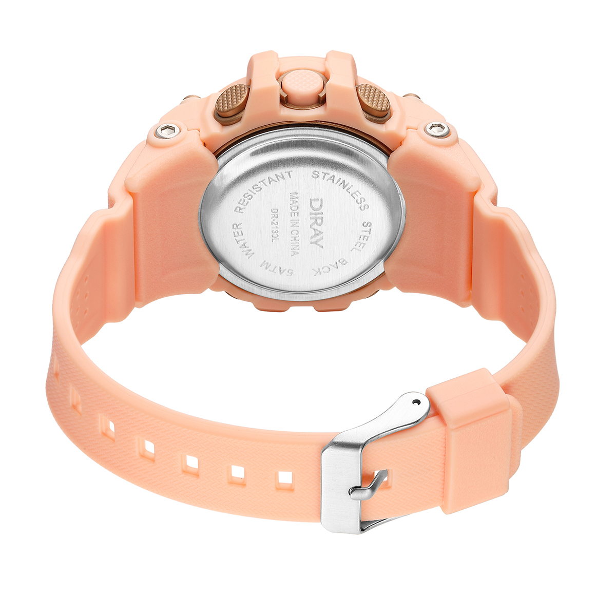 Foto 4 pulgar | Reloj de Pulsera Diray para Mujer Dr2130l11 color Salmon