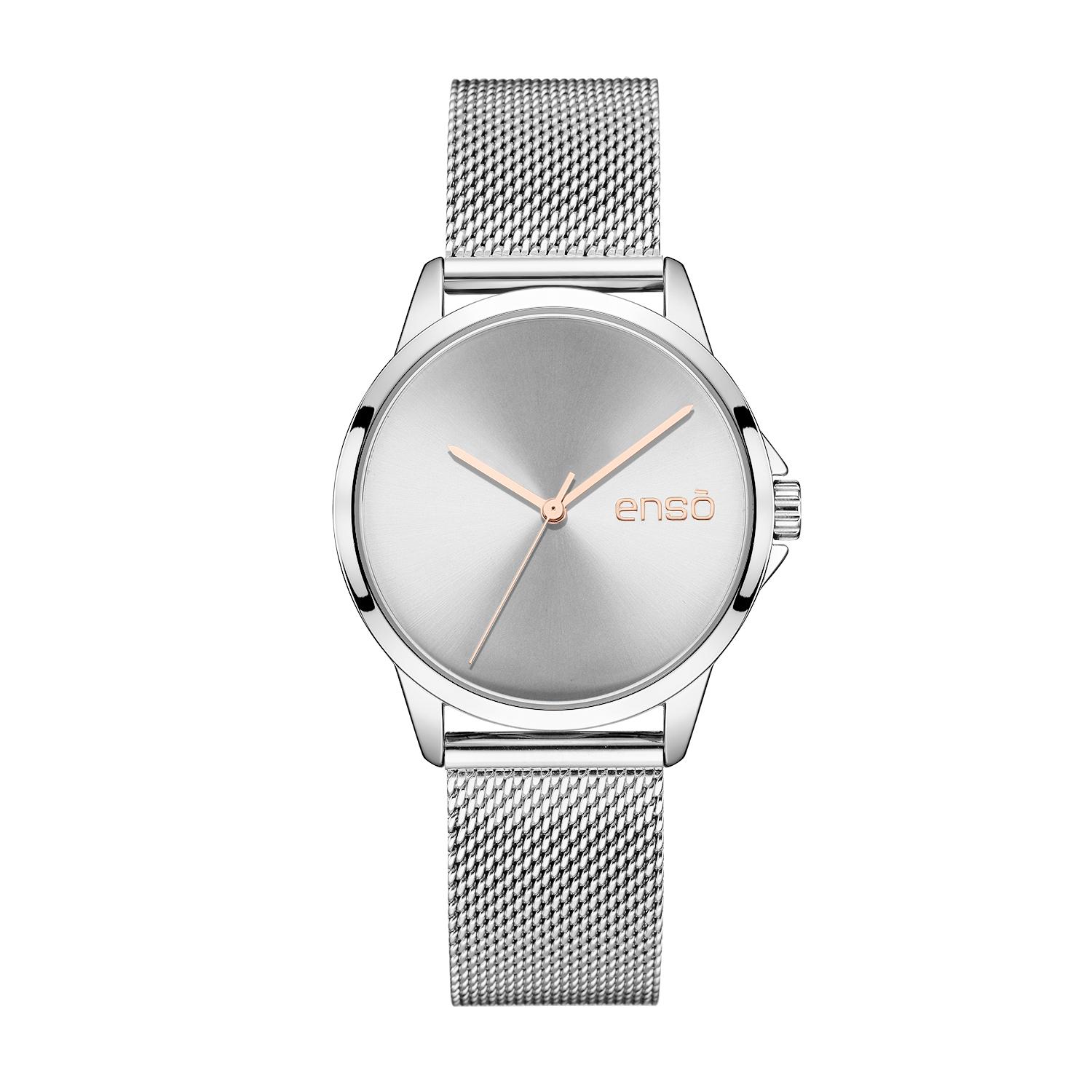 Foto 2 pulgar | Reloj Enso para Dama color Plateado Ew1028l1 - S023