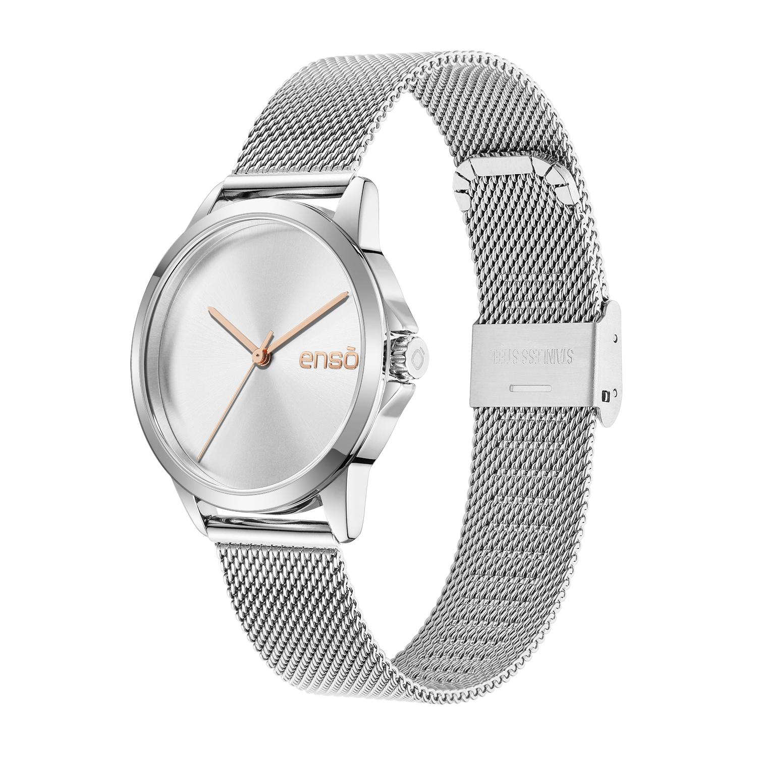 Foto 3 pulgar | Reloj Enso para Dama color Plateado Ew1028l1 - S023