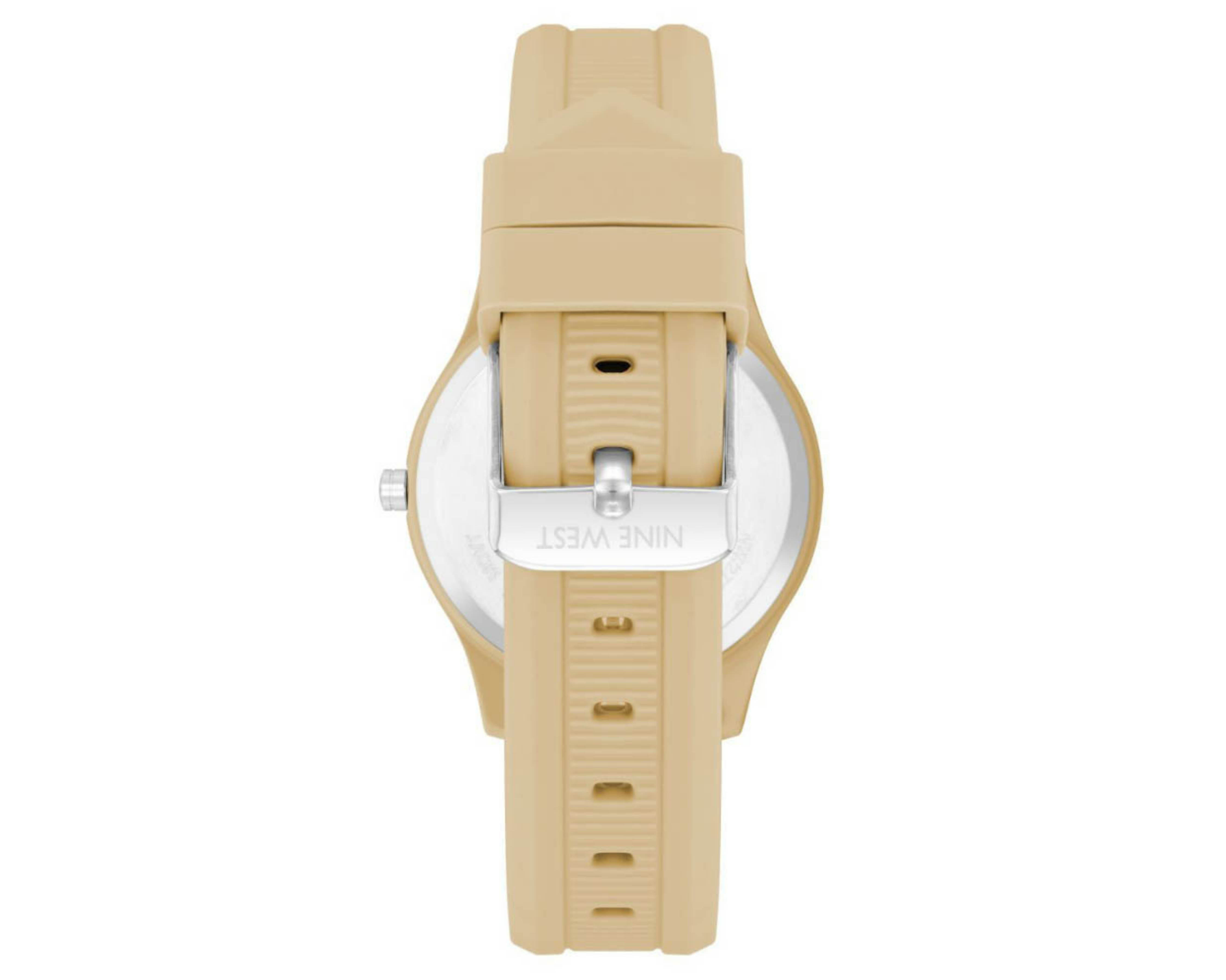 Foto 4 pulgar | Reloj Nine West NW2737SVTN color Beige Análogo Unitalla