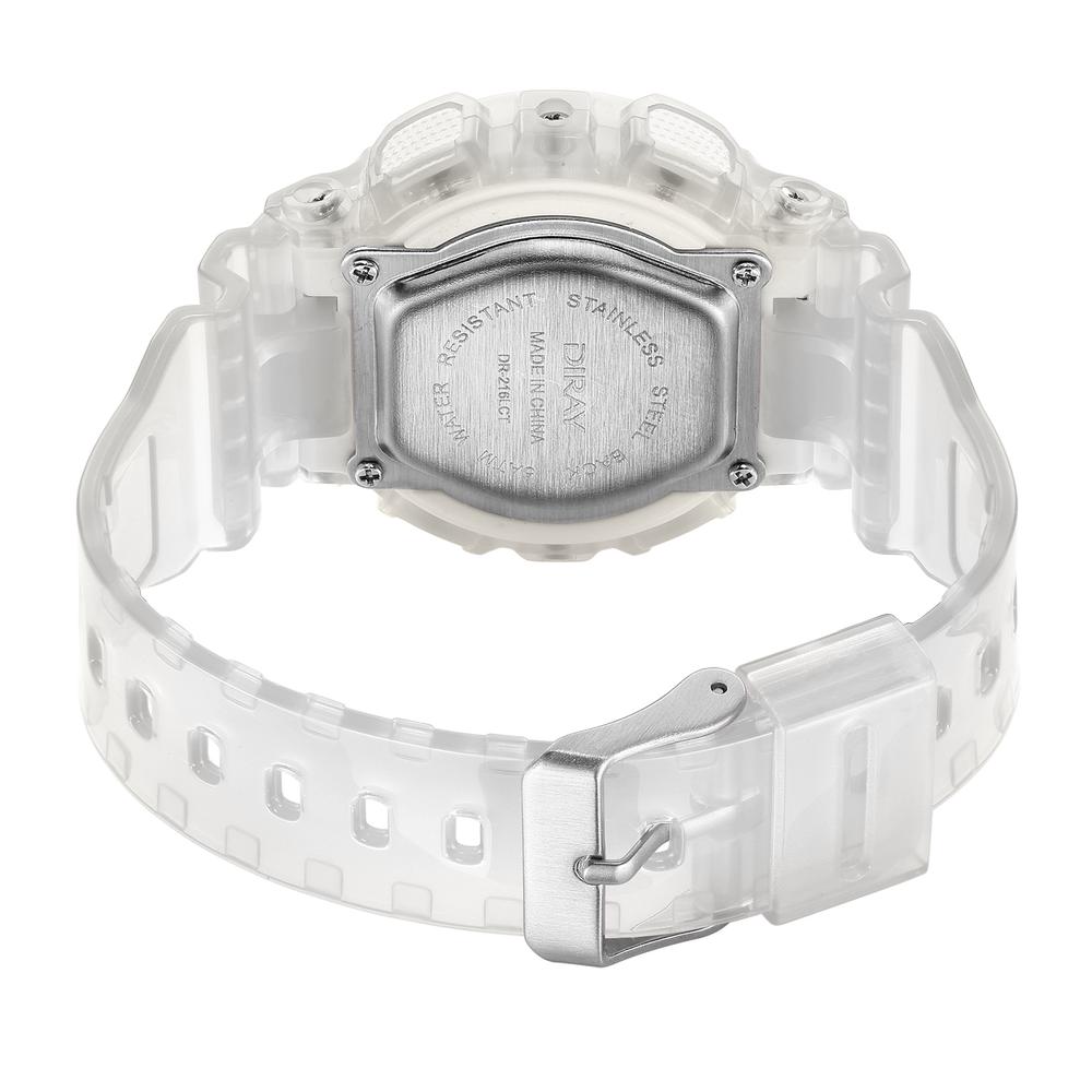 Foto 4 pulgar | Reloj de Pulsera Diray DR216LCT2 color Transparente para Mujer