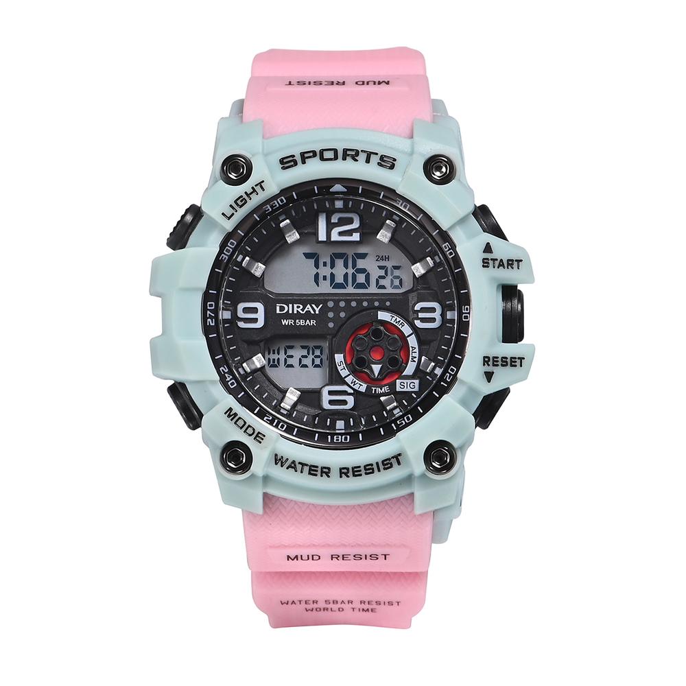 Reloj De Pulsera Diray Para Mujer Dr209l10 color Rosa