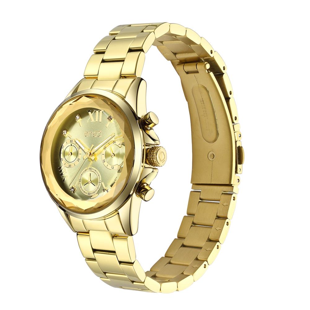 Foto 3 pulgar | Reloj de Pulsera Enso Ew1049l2 color Dorado para Mujer