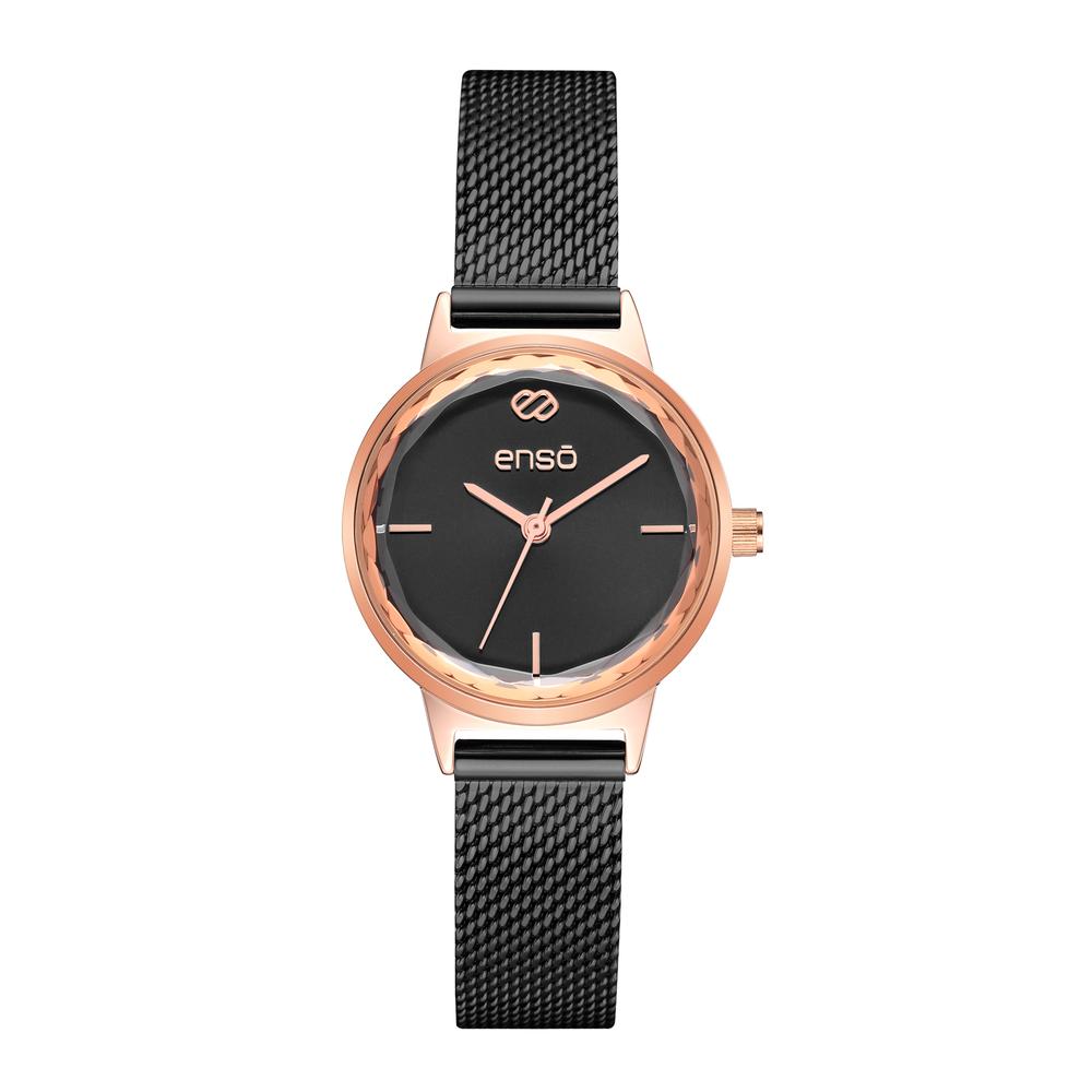 Foto 2 pulgar | Reloj de Pulsera Enso Ew1052l3 Negro para Mujer