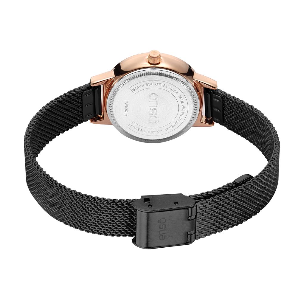 Foto 4 pulgar | Reloj de Pulsera Enso Ew1052l3 Negro para Mujer