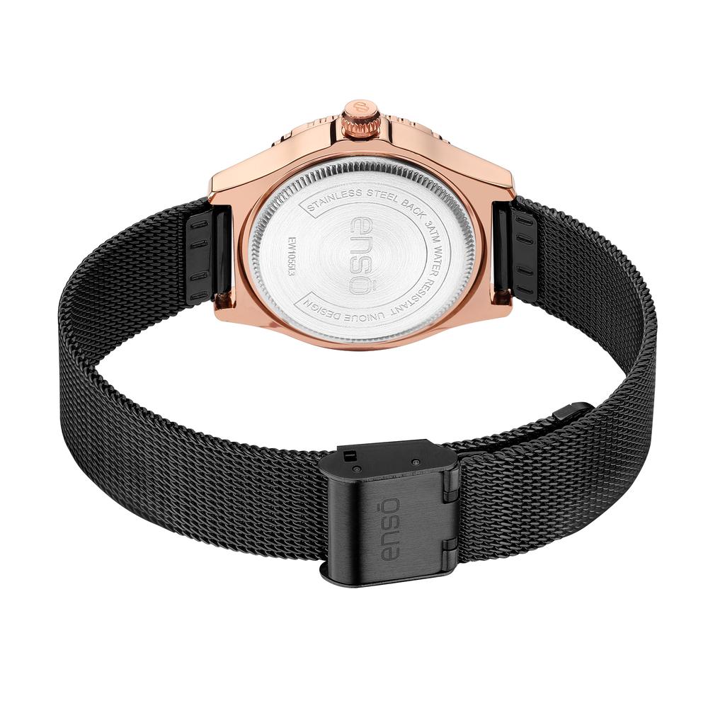 Foto 5 pulgar | Reloj Enso EW1055L3 Negro para Mujer