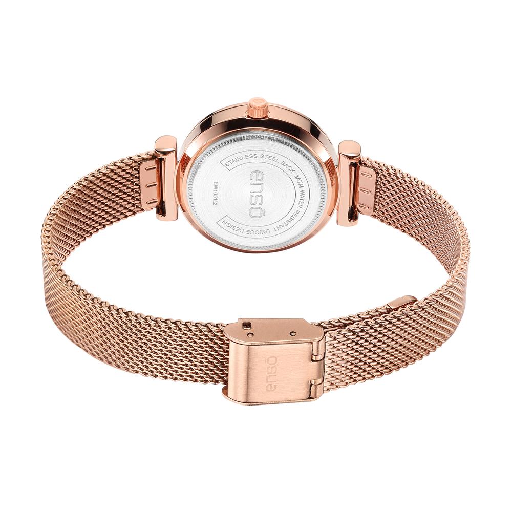 Foto 4 pulgar | Reloj de Pulsera Enso para Mujer Ew1051l2 Oro Rosa