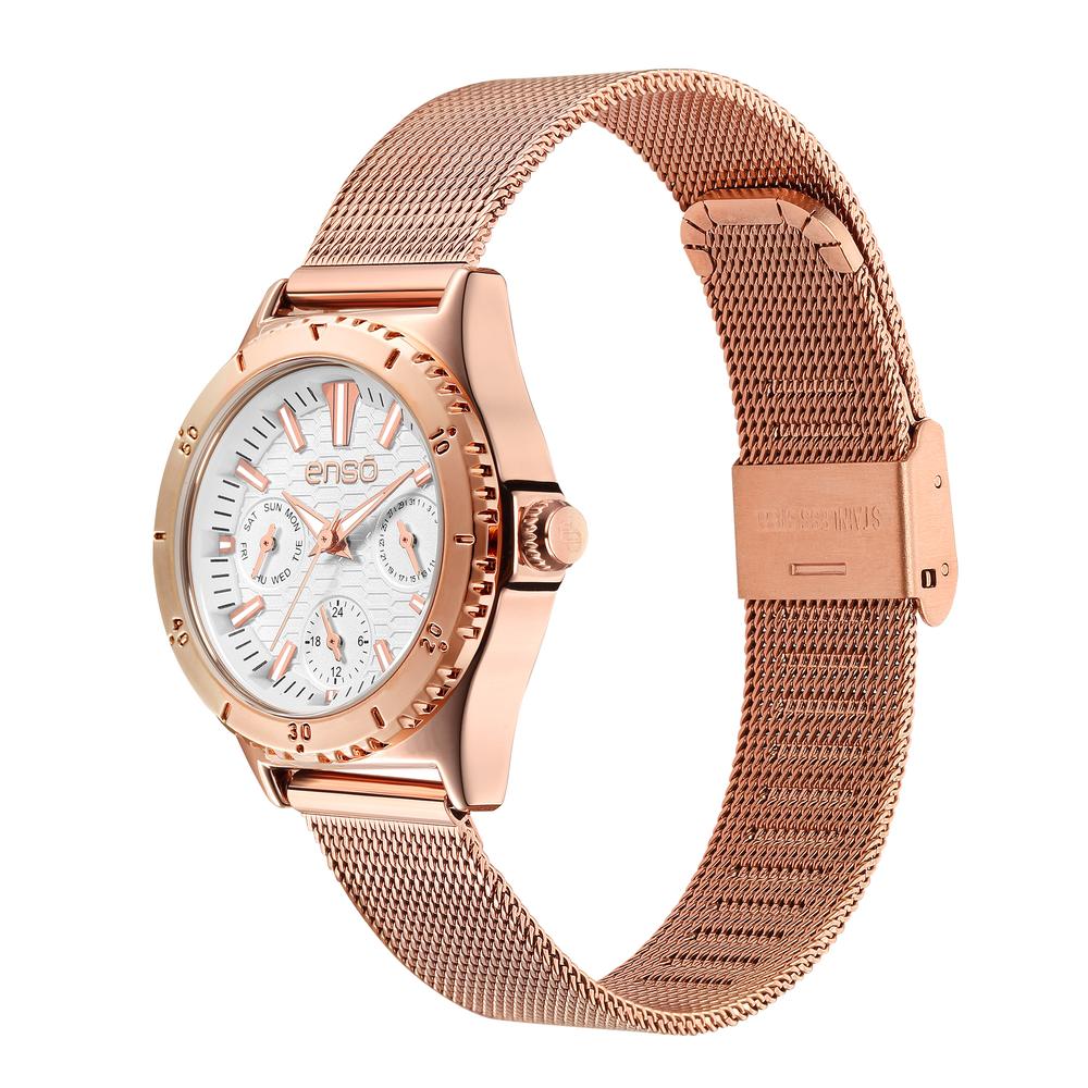 Foto 3 pulgar | Reloj de Pulsera Enso para Mujer Ew1055l1 Oro Rosa