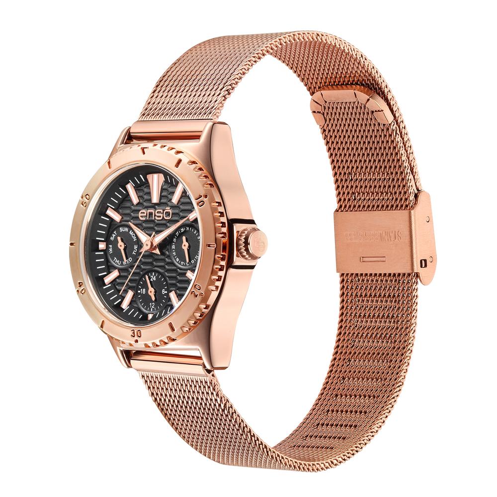 Foto 3 pulgar | Reloj de Pulsera Enso para Mujer Ew1055l2 Oro Rosa