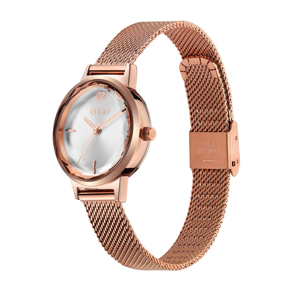 Foto 3 pulgar | Reloj de Pulsera Enso para Mujer Ew1052l1 Oro Rosa