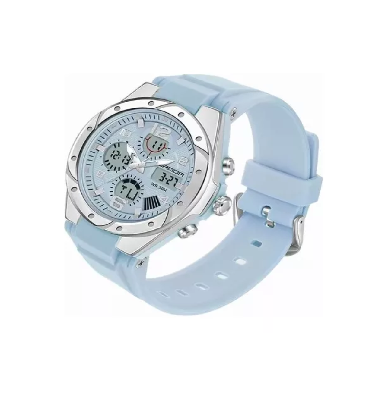 Foto 2 pulgar | Reloj Digital para Mujer Impermeable Azul