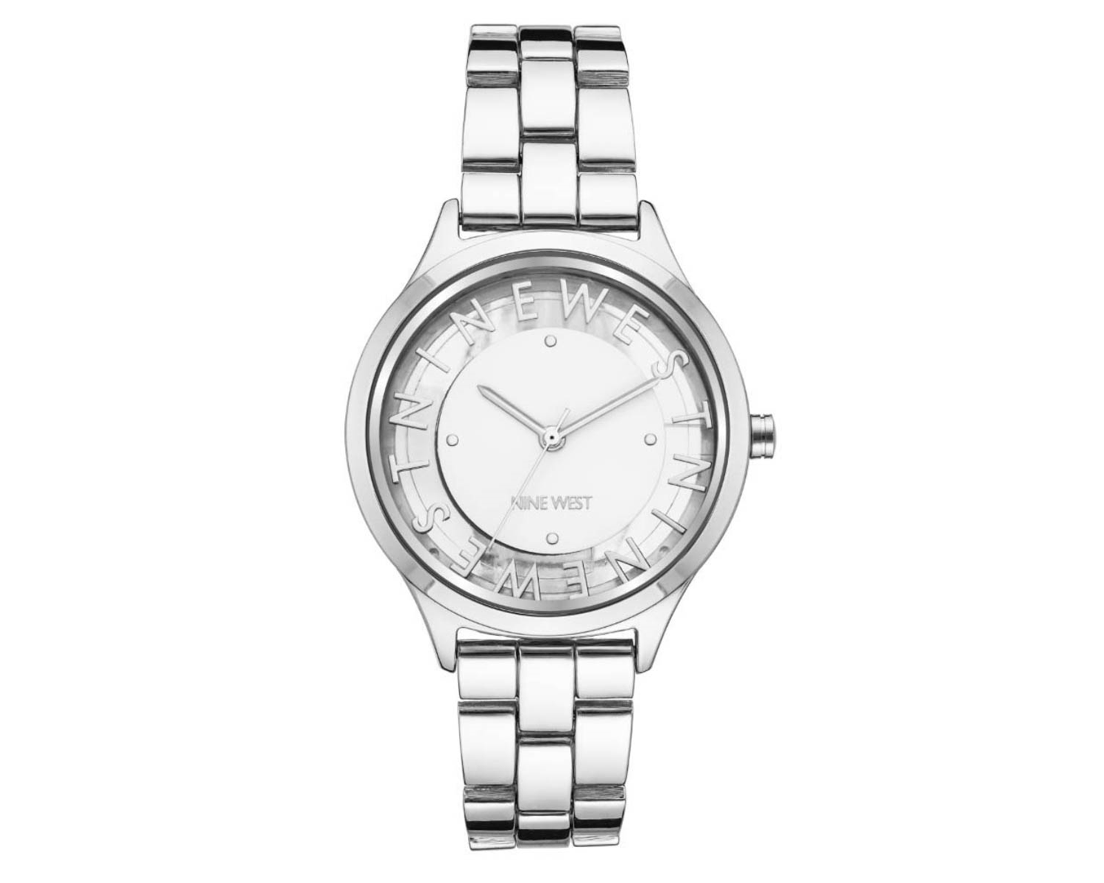 Foto 2 pulgar | Reloj para Mujer Nine West Silver Collection Plata Nw2589wtsv