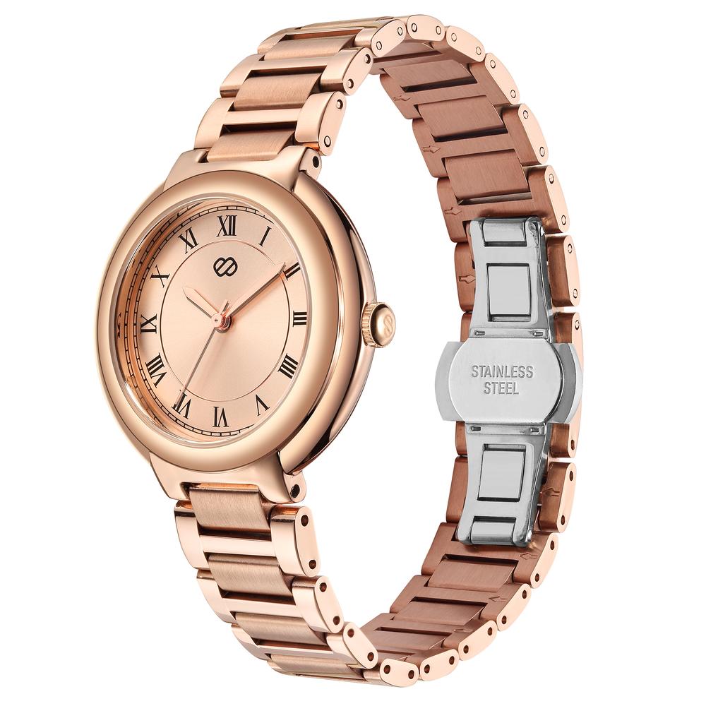 Foto 3 pulgar | Reloj De Pulsera Enso Para Mujer Ew1054l2 Rosado