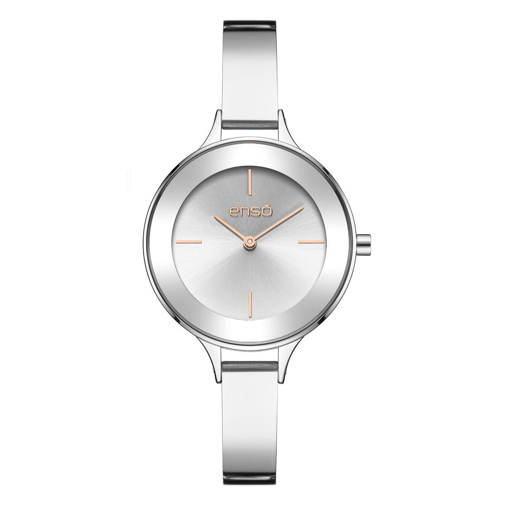 Reloj De Pulsera Enso Para Dama Ew1061l2 Acero