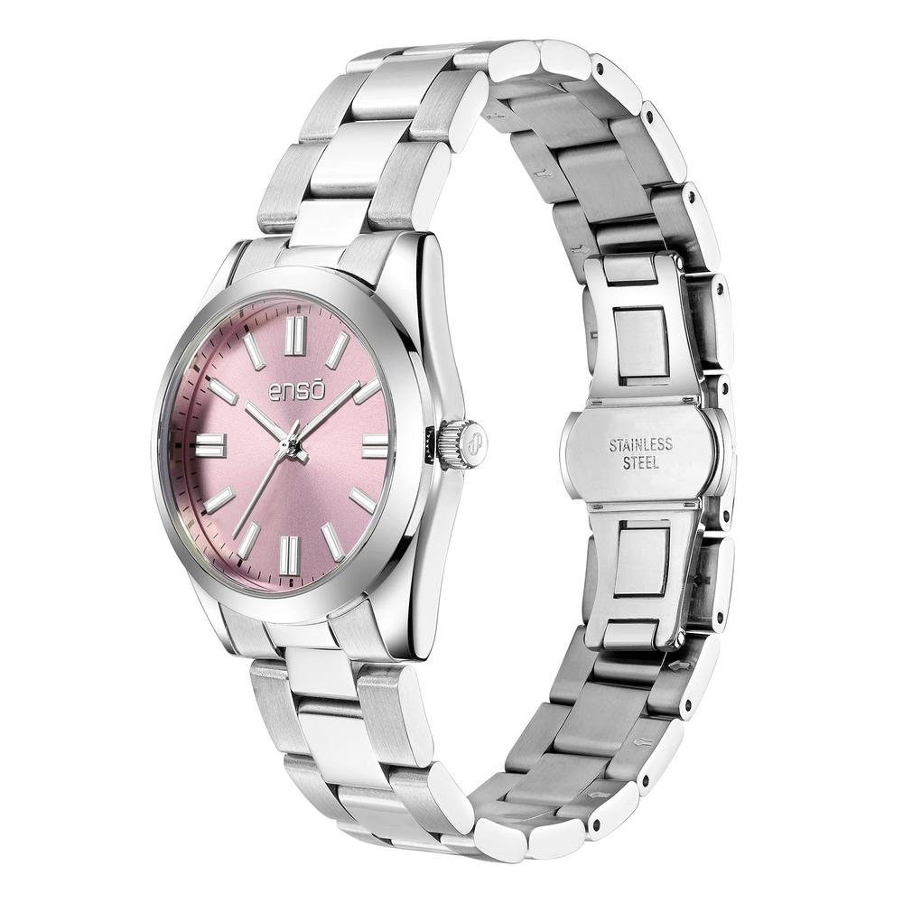 Foto 3 pulgar | Reloj De Pulsera Enso Para Dama Ew1060l2 Rosa