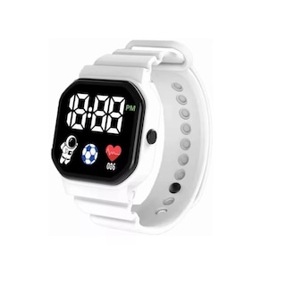 Foto 1 | Reloj Deportivo Contra Agua Pantalla Digital Eo Safe Imports Esi-12971 Blanco