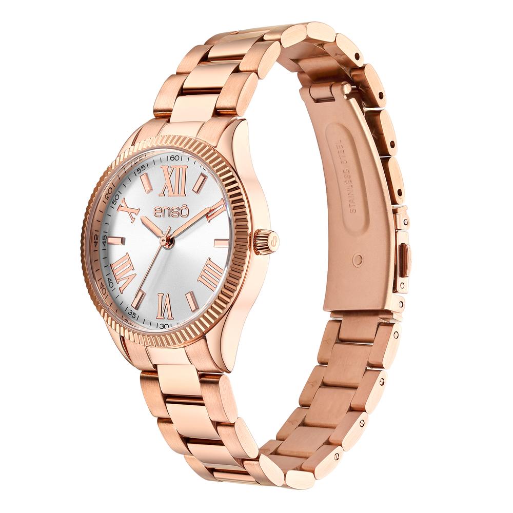 Foto 3 pulgar | Reloj de Pulsera Enso Ew1064l3 Oro Rosa para Mujer